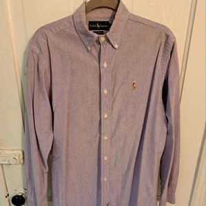 Lavender Ralph Lauren Button-down Collar Shirt